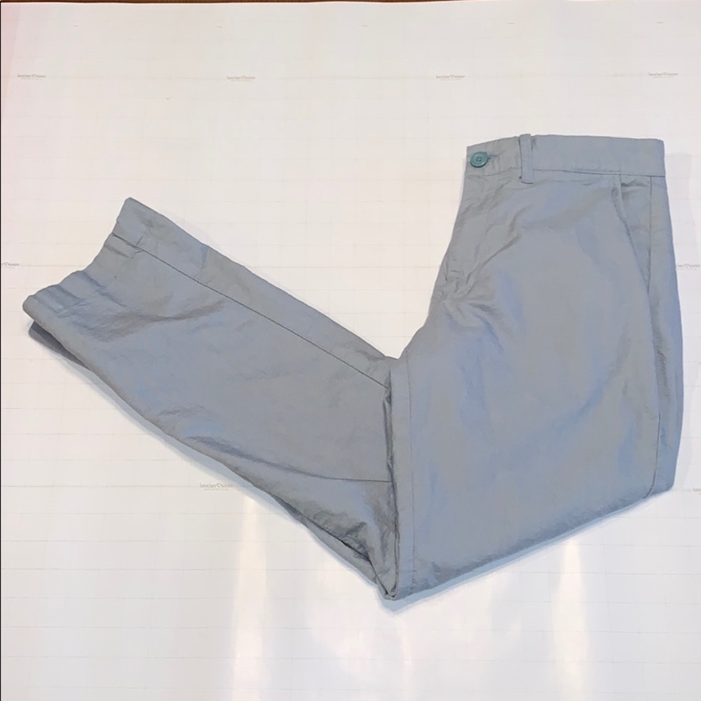 J. Crew The Sutton Linen Flat Front Pants